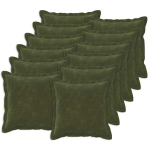 vidaXL Husă pentru pernă 12 buc. HOUTEN Verde 40 x 40 cm