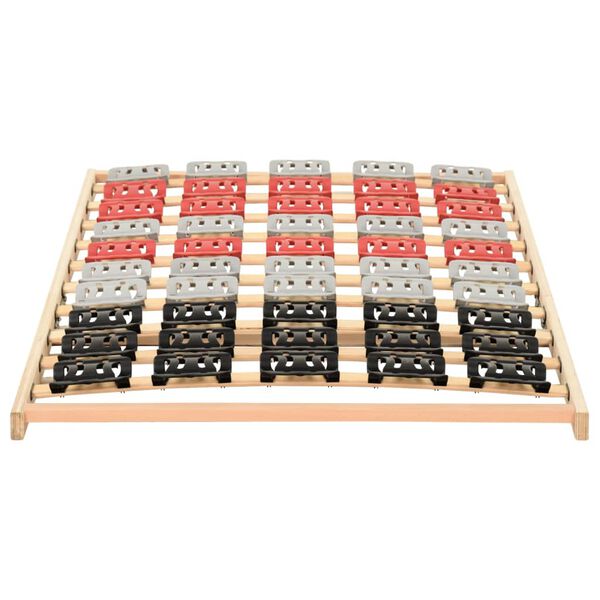 vidaXL Cadru de pat cu 12 șipci și suporturi, 80x200 cm