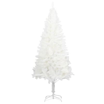vidaXL Pom de Crăciun artificial, ace cu aspect natural, alb, 180 cm
