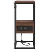 vidaXL Dulap de noapte Stejar brun 41.5 x 26 x 60.5 cm Lemn compozit