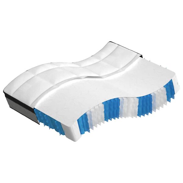 vidaXL Saltea cu arcuri buzunar, fermitate medie plus, 140x200 cm