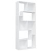 vidaXL Bibliotecă, alb, 67x24x161 cm, lemn prelucrat