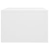 vidaXL Noptiere de perete, 2 buc., alb, 50x36x25 cm