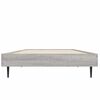 vidaXL Cadru de pat, gri sonoma, 75x190 cm, lemn prelucrat
