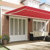 vidaXL Cortina Retractabilă Roșu 600 × 300 cm Poliester și Aluminiu