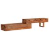 vidaXL Comodă TV, maro, 200 x 30 x 35 cm, lemn masiv de acacia
