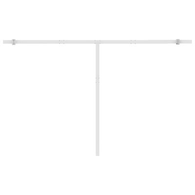 vidaXL Copertină autonomă retractabilă automat oranj&maro 450x300 cm