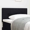 vidaXL Tăblie cap cu headboard Negru 90 cm țesătură