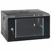 vidaXL Dulap de rețea cu depozitare Negru 53 x 45 x 30 cm Oțel