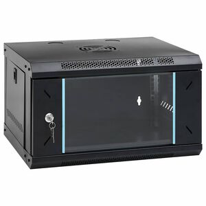 vidaXL Dulap de rețea cu depozitare Negru 53 x 45 x 30 cm Oțel