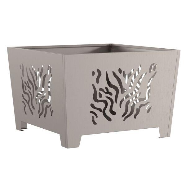 vidaXL Cuptor de foc Maro 60 x 60 x 40 cm Oțel