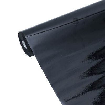 vidaXL Folie pentru fereastră statică, negru mat, 45x2000 cm, PVC