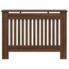 vidaXL Capac pentru radiator Stejar închis 112 x 19 x 81,5 cm
