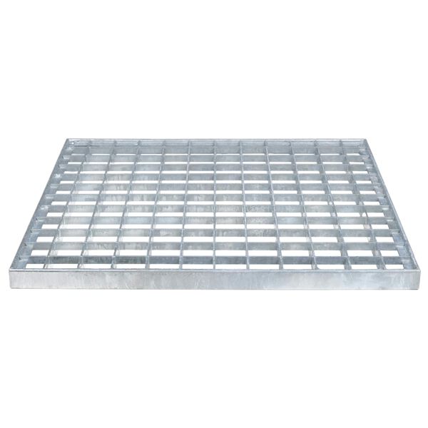 vidaXL Grătar Argintiu 40 x 40 x 2 cm Oțel galvanizat prin imersie