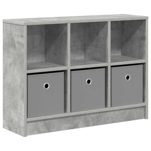 vidaXL Bufet cu sertar Gri din beton 73,5 x 22,5 x 53,5 cm