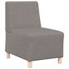 vidaXL Canapea Scaun fără brațe, gri taupe, 55 cm, material textil
