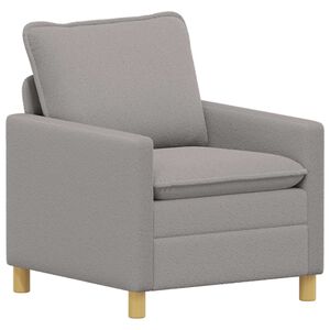 vidaXL Canapea Gri deschis 76 x 81 x 87,5 cm Țesătură