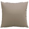 vidaXL Perne decorative, 4 buc., gri taupe, 40x40 cm, material textil