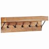vidaXL Răcător de paltoane Maro 73 x 19 x 23 cm Lemn masiv de acacia