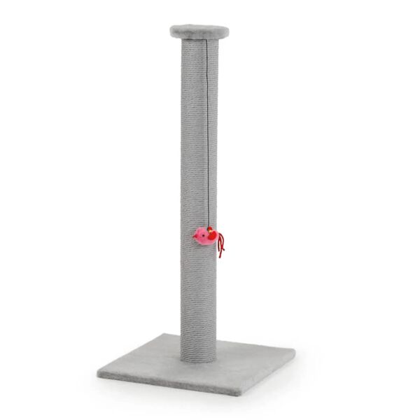 Beeztees St&acirc;lp de zg&acirc;riat pentru pisici Figo XL, gri, 40 x 40 x 90 cm