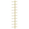 vidaXL Suport sticle de vin, de perete, 10 sticle, 2 buc, auriu, metal
