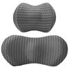 vidaXL Pernă cu pernă Ajustabil 2 pcs Gri Mesh 4D