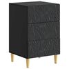 vidaXL Noptieră Negru 43 x 39,5 x 66,5 cm Lemn prelucrat