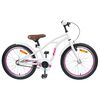 vidaXL Bicicletă pentru Copii 18 Inci pentru 5-7 ani Alb