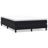 vidaXL Pat cu arcuri fără saltea negru 140x210 cm catifea