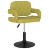 vidaXL Scaun de bar, verde, material textil