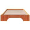 vidaXL Cadru de pat Maroniu cerat 75 x 190 cm Lemn de pin masiv