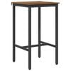 vidaXL Masă de bar 52 x 52 x 110 cm Lemn prelucrat Lemn vechi