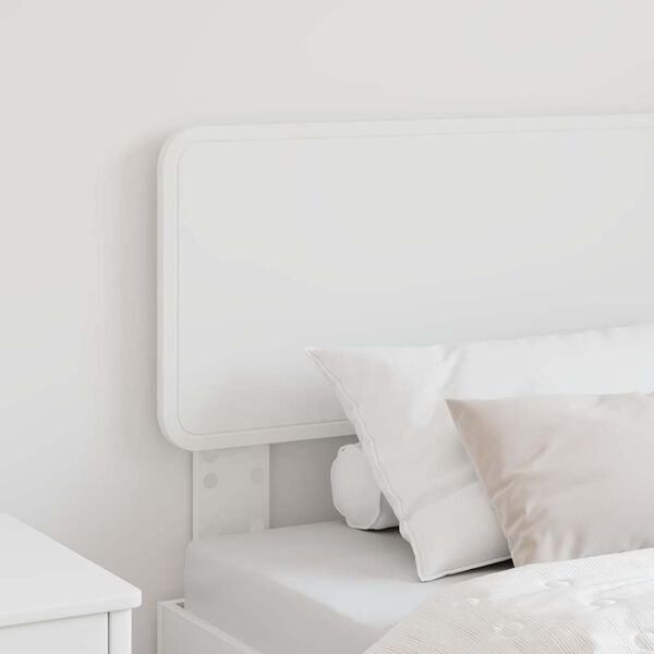 vidaXL Tăblie cap cu headboard Alb 75 cm Lemn compozit