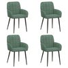 vidaXL Scaune de dining 4 buc. Catifea Verde Mării 57 x 50 x 85 cm