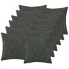 vidaXL Perna decorativă 12 buc. HEERLEN Antracit 45 x 45 cm