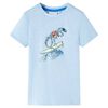 Tricou pentru copii, albastru deschis, 128
