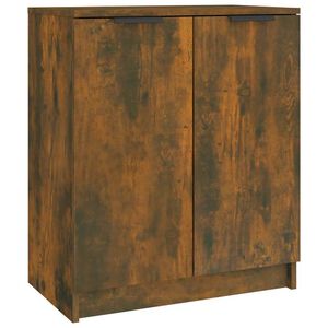 vidaXL Pantofar, stejar fumuriu, 59x35x70 cm, lemn prelucrat