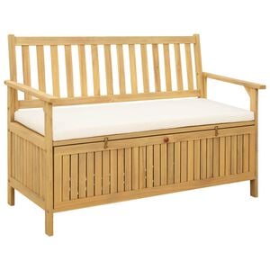 vidaXL Bancă cu spațiu de depozitare 2 -Seater 120 x 63 x 84 cm