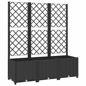vidaXL Grădină Negru 120 x 40 x 136 cm