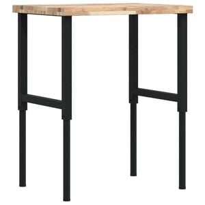 vidaXL Banc lucru 80x60x(73-99,5) cm lemn masiv acacia dreptunghiular