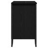 vidaXL Dulap pentru Chiuveta de Baie Stejar Negru 60 x 35 x 60 cm