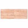 vidaXL Blat masă, 160x60x(2-4) cm, maro, lemn tratat contur organic