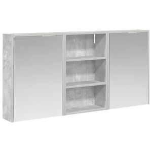 vidaXL Set dulap baie 3 buc. 126 x 16 x 62.5 cm Lemn prelucrat