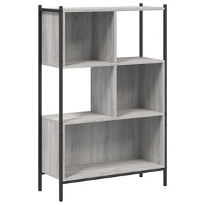 vidaXL Bibliotecă, gri sonoma, 72x28x109 cm, lemn prelucrat