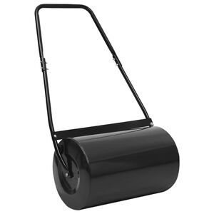 vidaXL Tăvălug de gazon, negru, 63 cm, 50 L