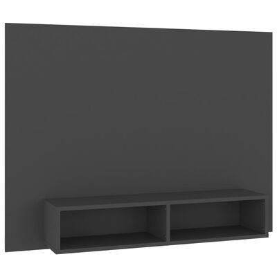 vidaXL Comodă TV de perete, gri, 120x23,5x90 cm, PAL