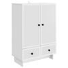 vidaXL Bufet Alb 66 x 34,5 x 95 cm Lemn prelucrat
