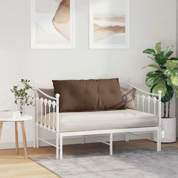 vidaXL Perna pentru spate Maro 100 x 19 x 50 cm țesătură