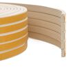 vidaXL Banda adeziva pentru feronerie Alb 8 x 3 mm 12 m Spumă EPDM