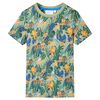 vidaXL Tricou pentru copii cu m&acirc;neci scurte, multicolor, 116